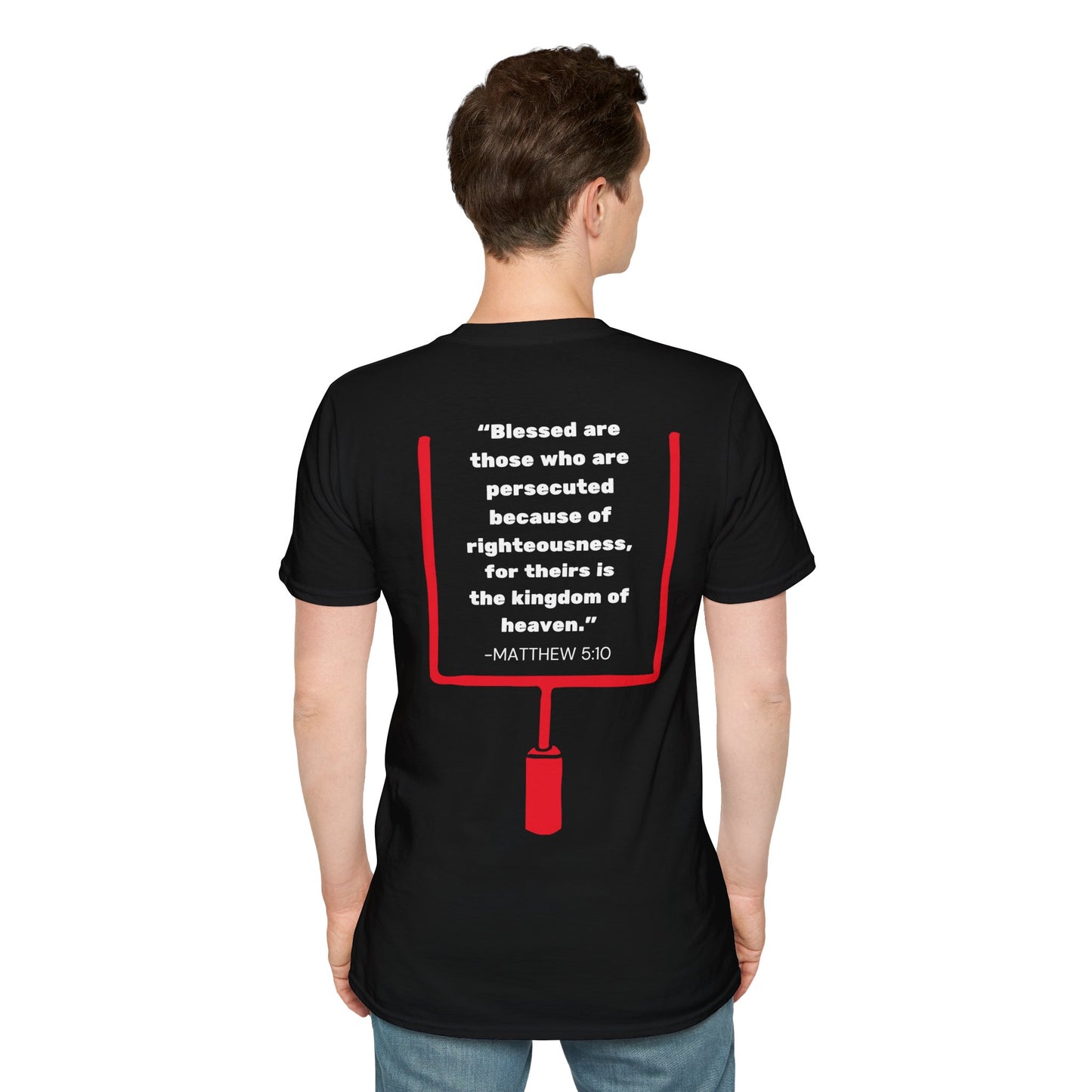 St. Benedict Medal Goal Post - T-Shirt