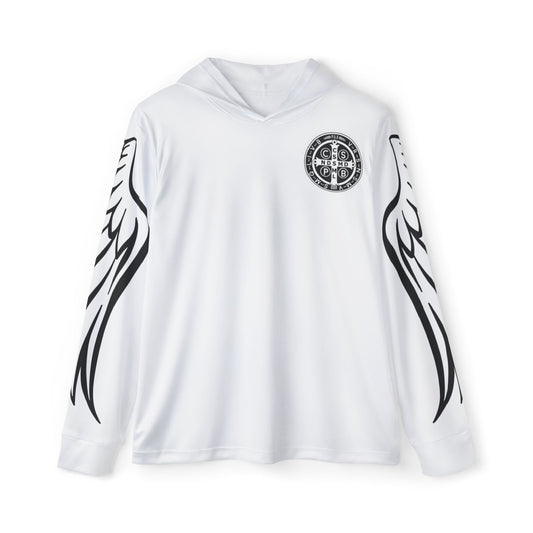 St. Michael The Archangel Winged - Hoodie White